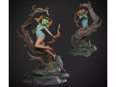 High Elf Archer from Goblin Slayer 3D Print Model