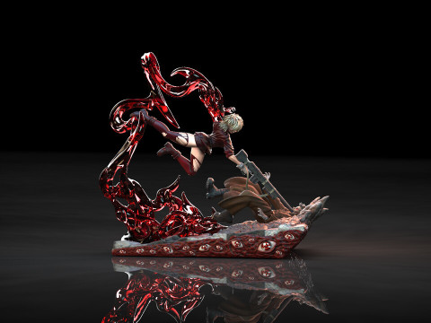 Seras Victoria From Hellsing 3D Print Model