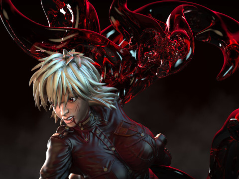 Seras Victoria From Hellsing 3D Print Model
