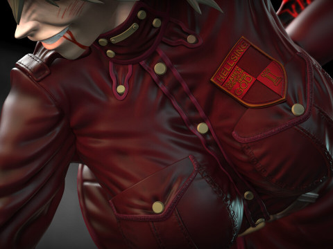 Seras Victoria From Hellsing 3D Print Model