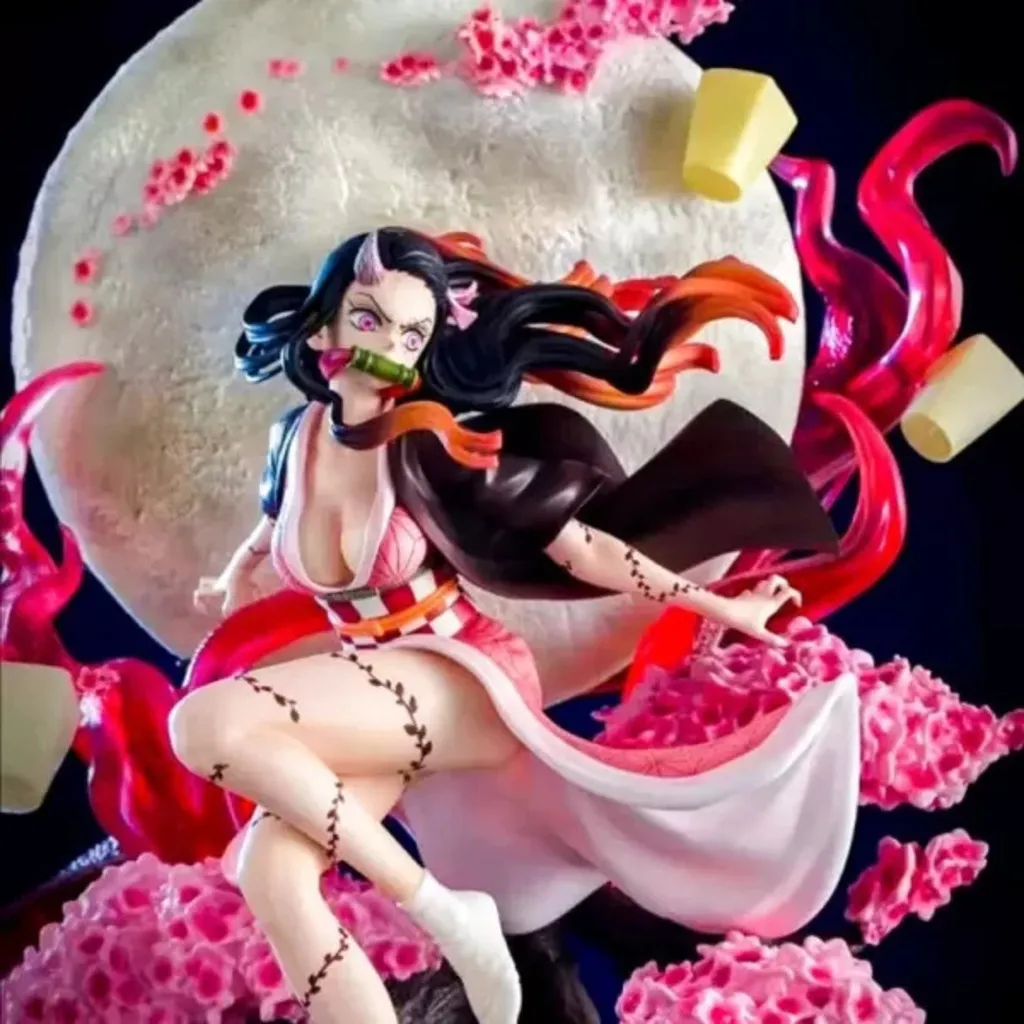 禰豆子 月 鬼滅の刃 3Dプリントモデル .c4d .max .obj .3ds .fbx .stl .blend
