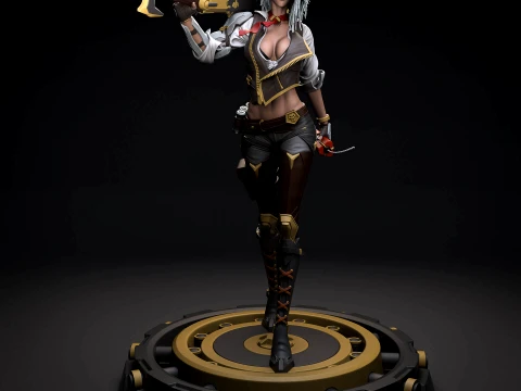 Ashe z Overwatcha Model do druku 3D