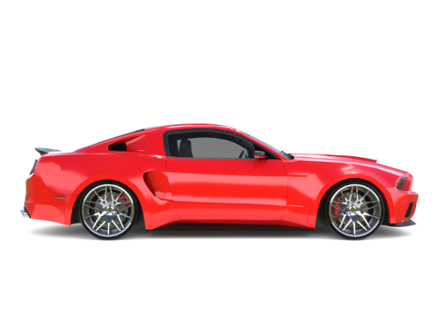 FordMustangGT500 3D-Modell