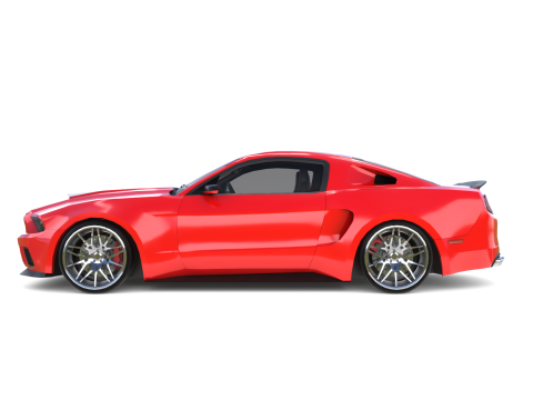 FordMustangGT500 3D-Modell