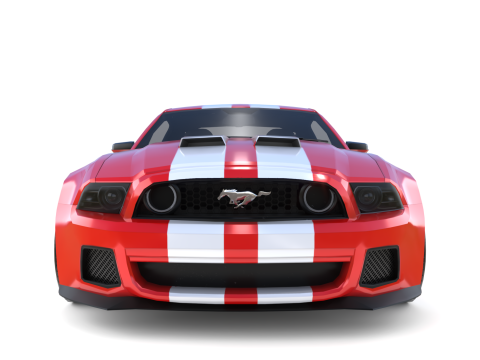 FordMustangGT500 3D-Modell