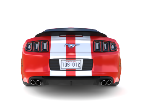 FordMustangGT500 3D-Modell