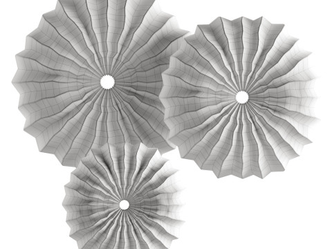 Grooved Wheels Sculptures 3D मॉडल
