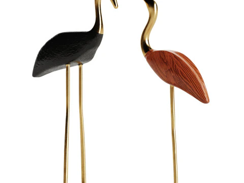 Decoro fenicottero Modello 3D