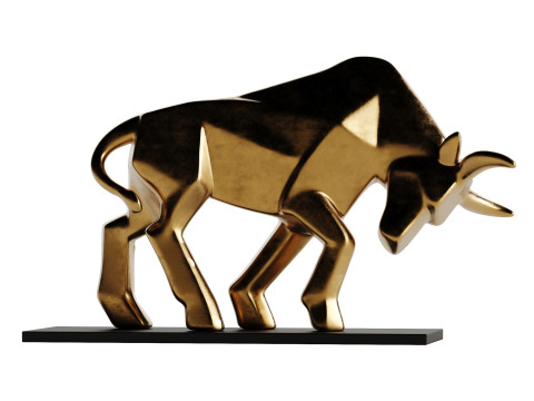 Decorative Bull Model 3D