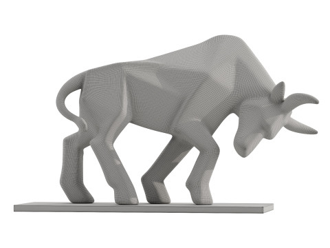 Decorative Bull Model 3D