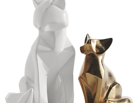 Decorative Fox Model 3D