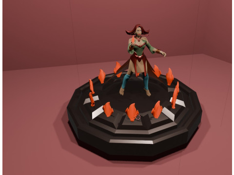 Lina dota 2 Modello di stampa 3D