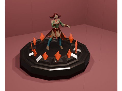 Lina dota 2 Modello di stampa 3D