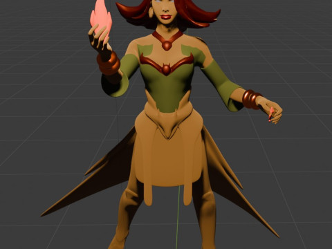 Lina dota 2 Modello di stampa 3D
