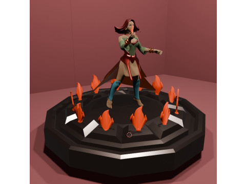 Lina dota 2 Modello di stampa 3D