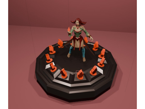 Lina dota 2 Modello di stampa 3D