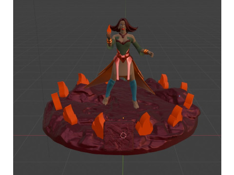 Lina dota 2 Modello di stampa 3D