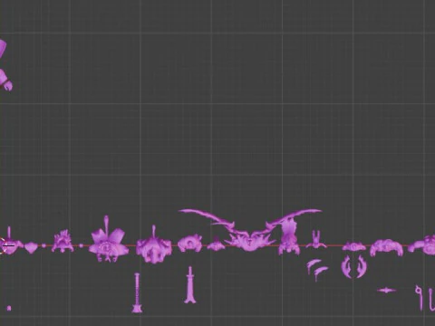 25 3D figures for printing Dota 3D Print Model