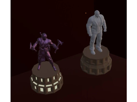 Jason Voorhees and Nightwolf 3D 3D Print Model