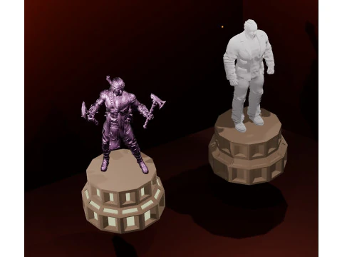 Jason Voorhees and Nightwolf 3D 3D Print Model