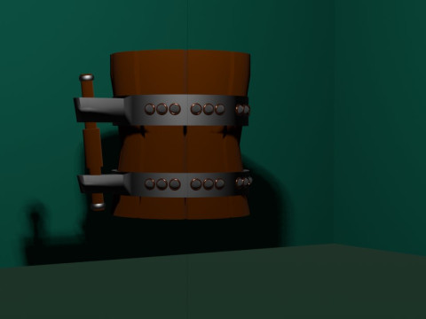 Wooden Mug 3Dプリントモデル