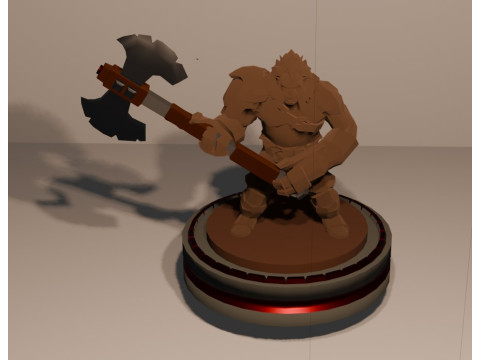 Axe dota2 3D Baskı Modeli