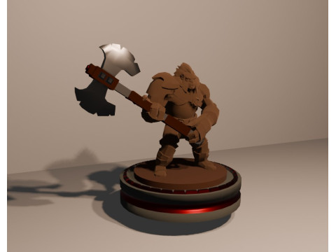 Axe dota2 3D Baskı Modeli