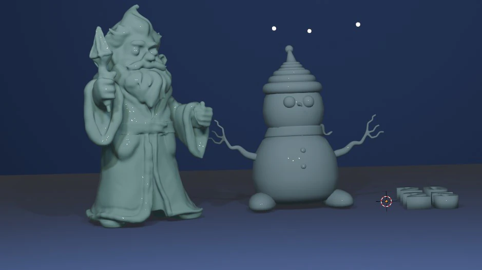 New Year in 3D 2025 3D Print Model .c4d .max .obj .3ds .fbx .stl .blend