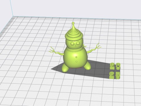 New Year in 3D 2025 3Dプリントモデル