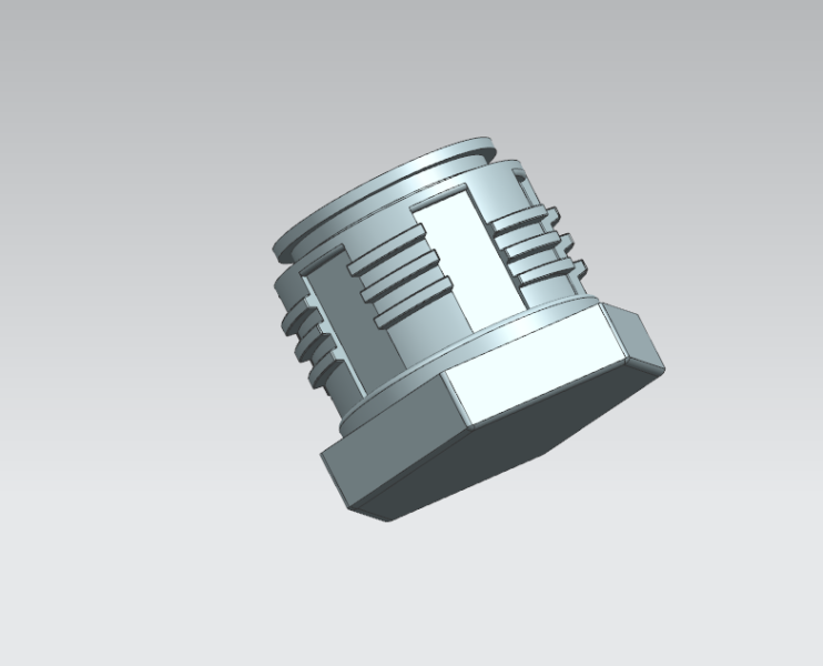 Quechua standart 1 litre thermos lid Modello 3D .c4d .max .obj .3ds .fbx .stl .blend 