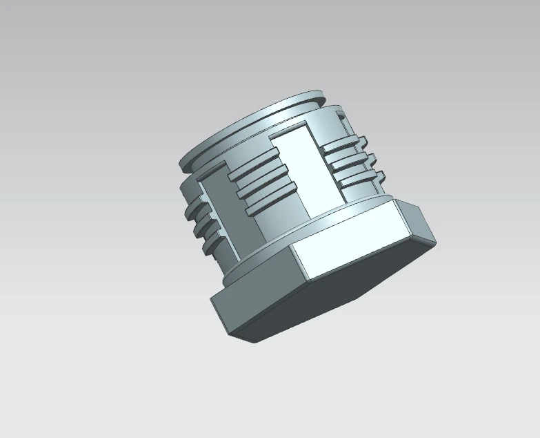 Quechua standart 1 litre thermos lid 3D Model .c4d .max .obj .3ds .fbx .stl .blend