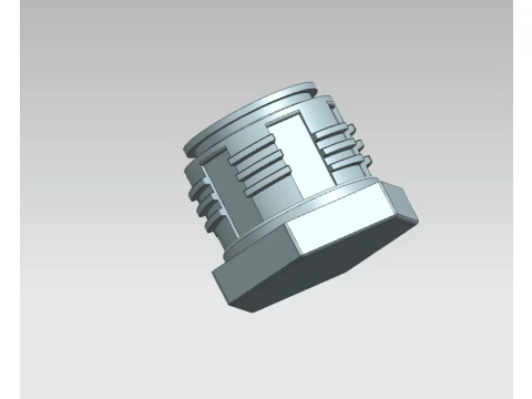 Quechua standart 1 litre thermos lid 3D Model