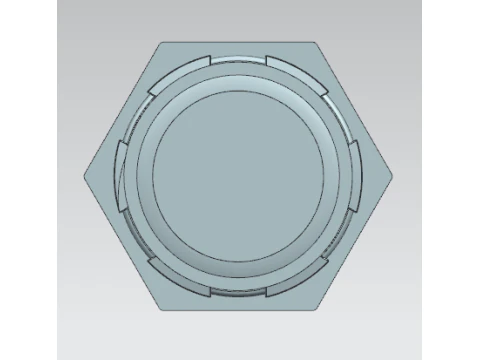 Quechua standart 1 litre thermos lid 3D Model