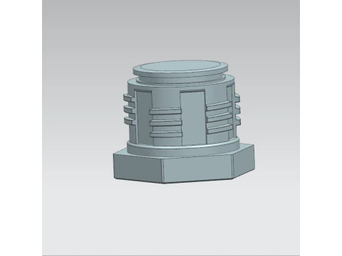 Quechua standart 1 litre thermos lid 3D Model