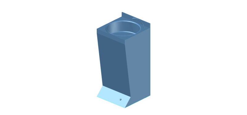 FREESTANDING HAND SINKS 3D 모델 .c4d .max .obj .3ds .fbx .stl .blend 