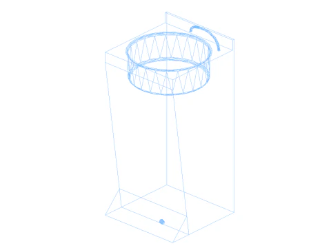 FREESTANDING HAND SINKS 3D Model