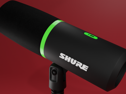 Shure microphone mic microphone 3D Model