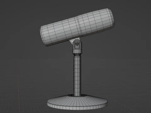 Microfone Shure microfone microfone Modelo 3D