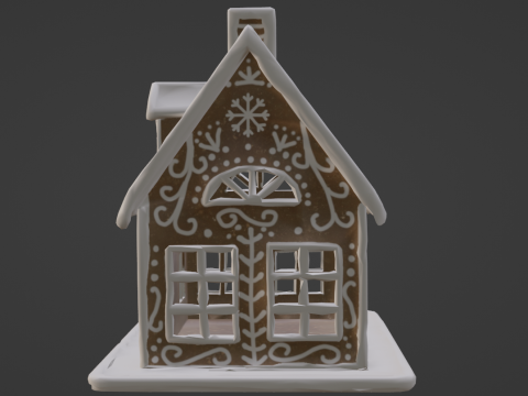 Gingerbread house Modelo 3D