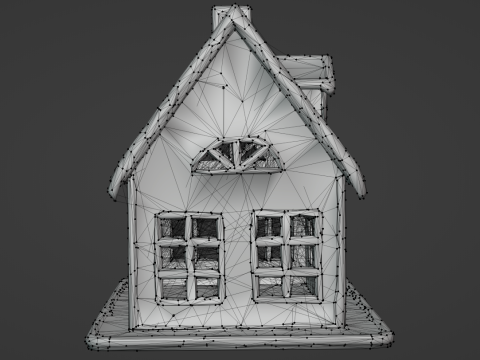 Gingerbread house Modelo 3D