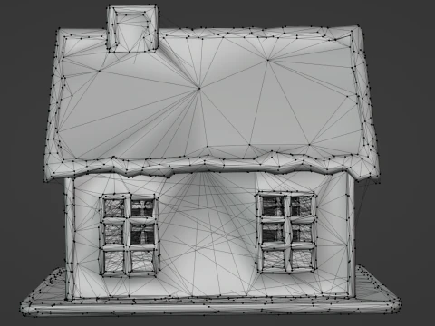 Gingerbread house 3D Model