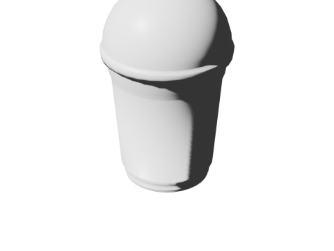 Plastic cup 3D Модель