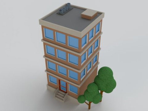 City building 3D-Modell