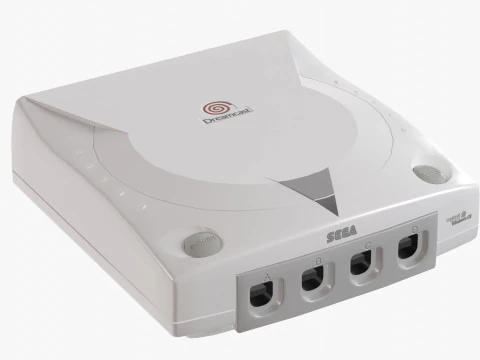 Sega Dreamcast 3D Model