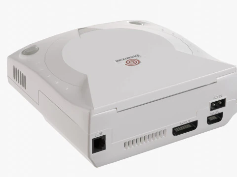 Sega Dreamcast 3D Model