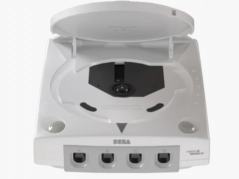 Sega Dreamcast 3D Model