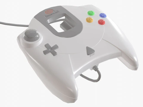 Sega Dreamcast 3D Model