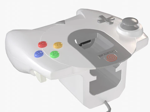 Sega Dreamcast 3D Model
