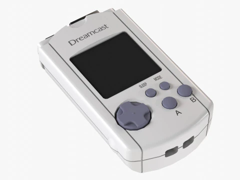 Sega Dreamcast 3D Model