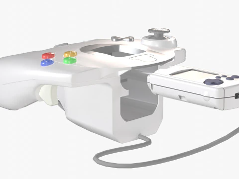 Sega Dreamcast 3D Model